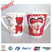 Proveedor de China Taza de par cerámica promocional a granel